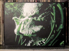 predator, stencil, spray, monkeyswithbrushes